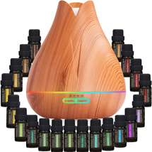 Aromatherapy Essential Oil Diffuser Gift-Set Ultrasonic Diffuser  - £50.66 GBP