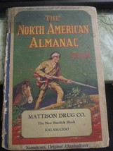 1928 The North American Almanac fair condition Mattison Drug Co Kalamazoo MI - £7.47 GBP
