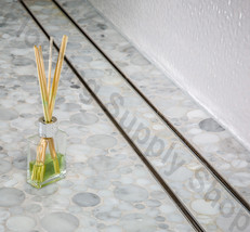 Royal Linear Shower Drain Tile Insert Point 47 Stainless Steel by Serene... - $379.00