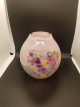 (1983) Signed &amp; Dated Shari Brush Art Glass Vase - £56.06 GBP