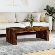 Industrial Rustic Smoked Oak Wooden Rectangular Living Room Coffee Table Wood - £38.07 GBP