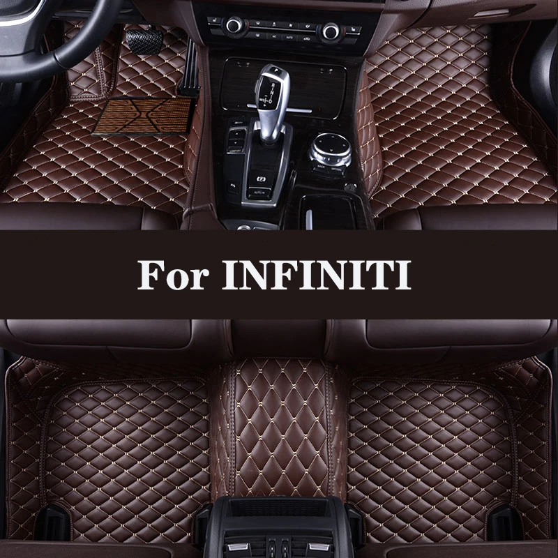 Full Surround Custom Leather Car Floor Mat For INFINITI QX30 QX50 Q50L Q... - £71.27 GBP