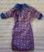 Barbie/Fashion Doll Clothing Dress Fun Patterns Purple Flower - £5.05 GBP