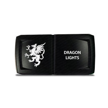 CH4x4 Rocker Switch V2  Dragon Lights Symbol - Horizontal - White LED - £13.44 GBP