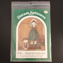 American Celebration Craft Pattern Dream Spinners Mr &amp; Mrs Santa Claus 4... - £3.89 GBP