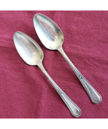 2 Teaspoons WM Rogers Claridge Silverplate 1919 Monogramed  6&quot; #42294 - $6.92