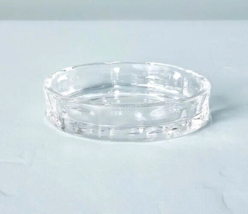 Sculpted Glass Soap Dish (Clear) Hearth &amp; Hand with Magnolia - NEW!!! - $6.79