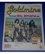 Kiss Goldmine Magazine Vintage 1993 Ginger Baker Simmons Criss Frehley S... - $760.08 MXN