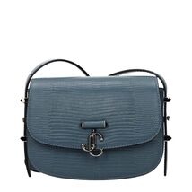 Jimmy Choo Blue Leather Shoulder Bag Women - $893.99