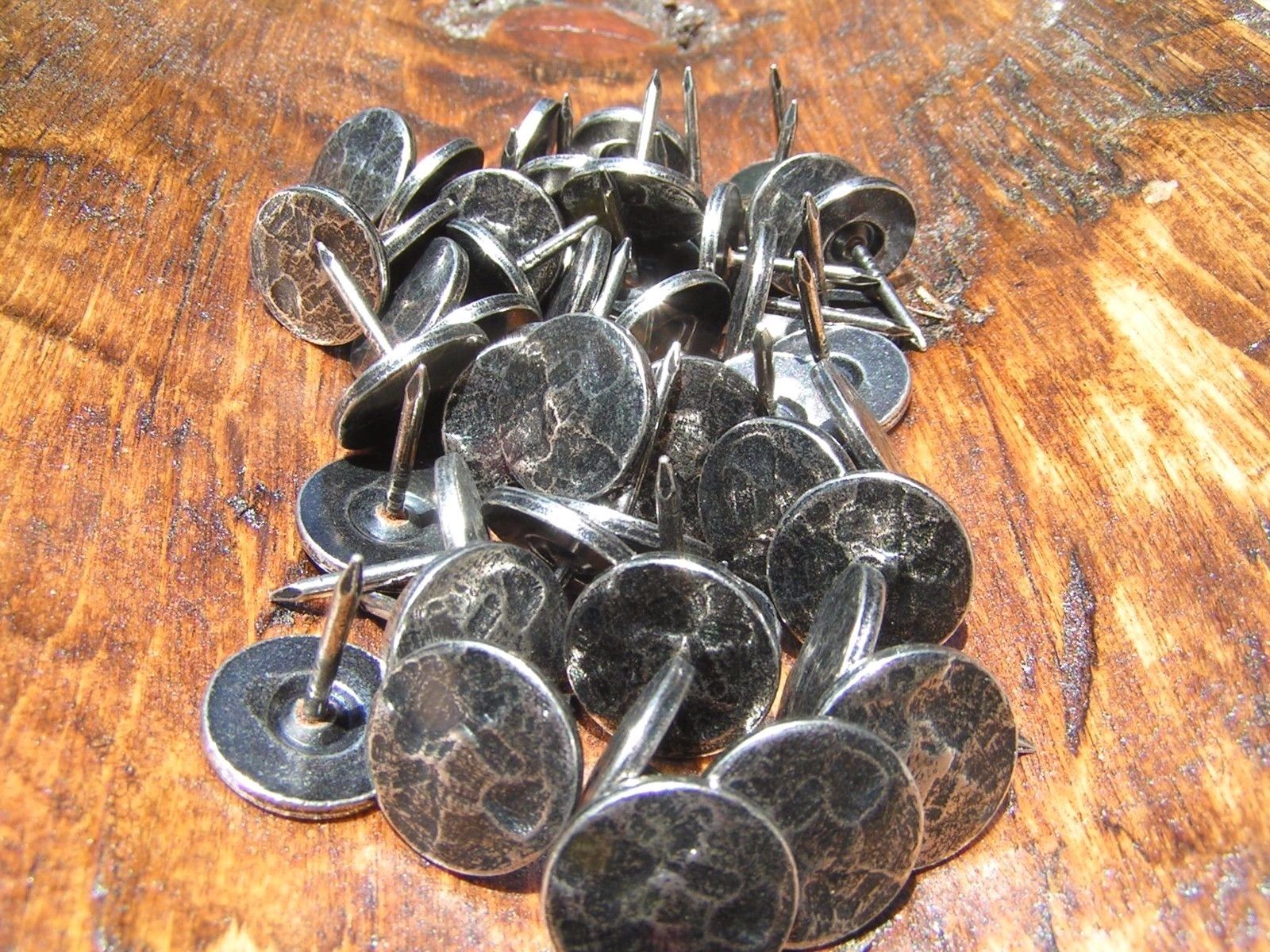 50 Steel Hammered Clavos Decorative Nails Door Furniture Craft 5/8 inch bz - $89.99