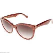 Dolce and Gabbana Lipstick 4192DG sunglasses Burgundy Pink with Gold cateye VLV - £134.27 GBP