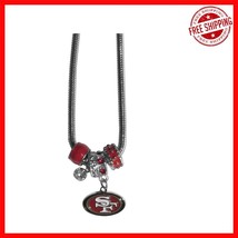 Officially Licensed San Francisco 49ers 18&quot; Euro Bead Necklace - Perfect... - $839.01 MXN