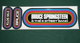 Bruce Springsteen Bumpersticke KLOS Radio Promo Vintage 1980&#39;s Rainbow Logo - £15.14 GBP