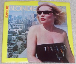 Blondie Debbie Harry Rapture 45 RPm Record Picture Sleeve Vintage - £10.81 GBP