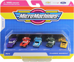 Micro Machines Classic Muscle 5-Pack Series 7 #24 New in Package - £12.55 GBP