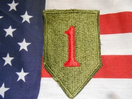 VIETNAM ERA US ARMY 1ST INFANTRY DIVISION BIG RED ONE PATCH C/E - $7.00