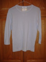 Fresh Produce Top L Hyacinth Soft Sheen 3/4 Sleeve Nwt - $16.99