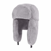 Winter Cozy Plush Ushanka Russian Hat Windproof Thermal Full Hood Earfla... - £26.57 GBP