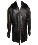 Wilson Leather Men&#39;s Med Pelle Studio Leather Jacket Thinsulate Insulate... - $49.00