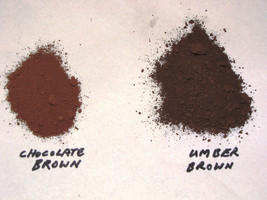 #338-005-BN: 5 lbs. Chocolate Brown Concrete Color make Stone Pavers Tile Brick  - £51.14 GBP