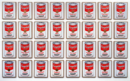 11x14&quot; CANVAS Decor.Room interior design art print.Tomato soup cans.6099 - £25.54 GBP