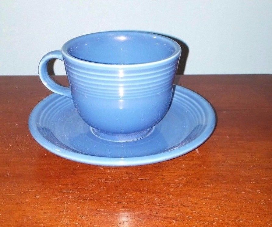 Homer Laughlin  Fiesta Lapis Cup &amp; Saucer Set (8 Available) - $9.49
