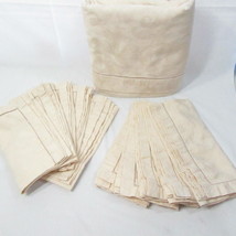 SFERRA Acanthus Parchment Oblong Tablecloth and Dinner Napkin Set - $254.00