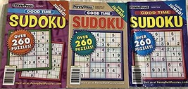 Lot of (3) Penny Press Good Time Sudoku Super Jumbo Puzzle Books Puzzles 2018 20 - £14.16 GBP