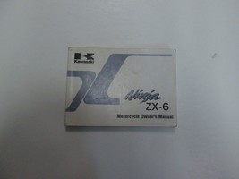 1992 Kawasaki Ninja ZX-6 Motorcycle Owners Manual MINOR DAMAGE STAINS OEM - $28.45