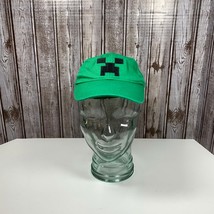 Minecraft Hat Cap Jinx SnapBack Baseball Green Youth One size adjustable - £8.31 GBP