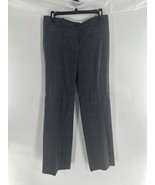 Ann Taylor Pants 42% Virgin Wool Gray Plaid  Size 4 30X30 - $14.96