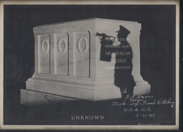 US Army Arlington Cemetary Sgt Frank Witehey Signed Photo Unknown Soldier Bugler - £31.97 GBP