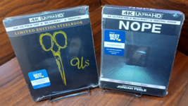 Nope + US Steelbooks (4K+Blu-ray+Digital) Brand NEW (Sealed)-Free Box Shipping! - £95.19 GBP
