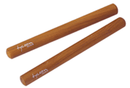 Tycoon Percussion 10 Inch Hardwood Claves/New - $17.00