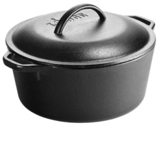 Cooking Pot Lodge Cast Iron Dutch Oven, 5-Quart - £229.44 GBP