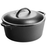 Cooking Pot Lodge Cast Iron Dutch Oven, 5-Quart - £228.77 GBP