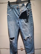 LADIES Bershka jeans washed size M -38 UK 10 Express Shipping  - $14.31