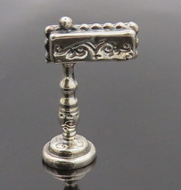 925 Sterling Silver - Vintage Solid Carved Purim Judaica Decoration  - TR3651 - $86.23