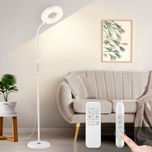 Led Floor Lamp Floor Lamp For Reading, Adjustable Standing Lamp With Remote, 3 C - £39.83 GBP