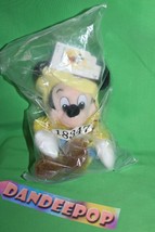 Walt Disney Store Scarecrow Mickey Mouse Bean Bag Stuffed Toy - $14.84