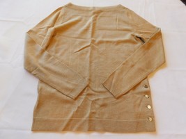 Ann Taylor Petite Women&#39;s Ladies Size SP Long Sleeve Sweater shirt Khaki... - £16.18 GBP
