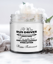 Bus Driver Retirement Candle - Wise Once Said I&#39;m Outta Here And Lived Happily  - £15.94 GBP