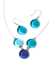 Smtihsonian Bora Bora Sterling Silver Necklace or Earrings FREE SHIPPING! - $666.19 MXN+