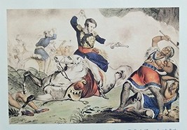 The Death of Tecumseh, at the battle of the Thames 1813. Color Illustration, ... - £14.33 GBP