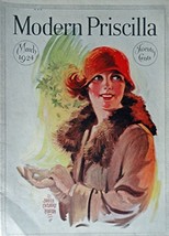 James Calvert Smith, 20&#39;s Magazine Cover art, Color Illustration (woman hat c... - £14.29 GBP