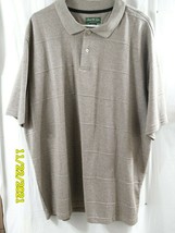 Men&#39;s David Taylor Collection Polo Shirt XL Short Sleeve Gray NWT - £11.93 GBP