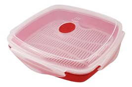 Microwave Steamer Grill with Vented Lid – BPA-Free – Cooks Meat, Fish, V... - €9,27 EUR