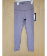 90 Degree by Reflex Ankle Length 25&quot; Yoga Leggings sz XS Lilac - $19.24