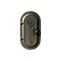 Miniature Submarine Door Wall Decal - 4.25&quot; wide x 8&quot; tall - Peel and Stick - $54.67 MXN