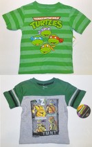 Teenage Mutant Ninja Turtles Toddler Boys T-Shirts 2 Choices Sizes 2T or 5T NWT - £8.94 GBP